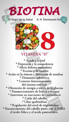 vitamina b8 para el pelo